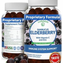 Lunakai Sambucus Elderberry Gummies with Zinc & Vitamin C